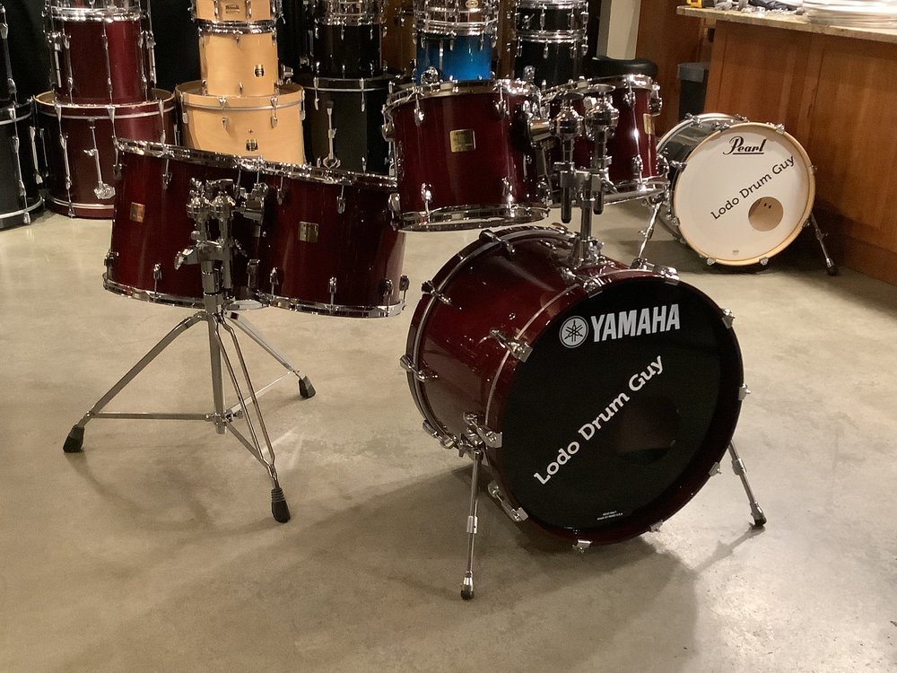 Drum Kits-Yamaha Birch Custom ABSOLUTE shell pack Japan CHERRYWOOD